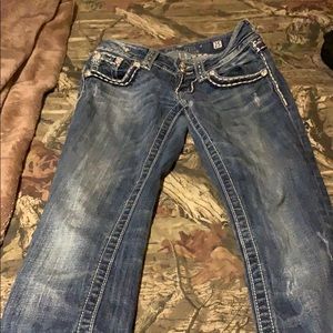 Miss me jeans, size 25 boot